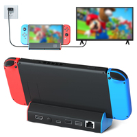 Station d'accueil Honcam pour Nintendo / OLED, station d'accueil portable, adaptateur TV 4K, port USB Type C, station de charge de voyage