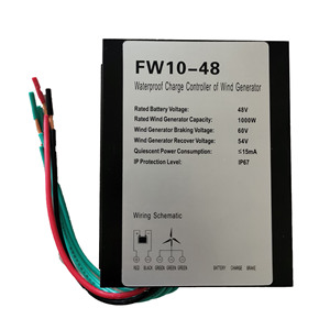 FW15-48 เครื่องควบคุมการชาร์จกังหันลม 48V 1500W PWM กันน้ำ IP67 - Product Image 5