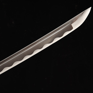 Épées de Commandement Japonaises Longquan de 102 cm, Forgées à <span class=keywords><strong>la</strong></span> Main en Acier Carbone 1045 Monobloc, Motif <span class=keywords><strong>Vague</strong></span> de Prunier Printanier, Épées de Samouraï pour Décoration Intérieure - Product Image 5