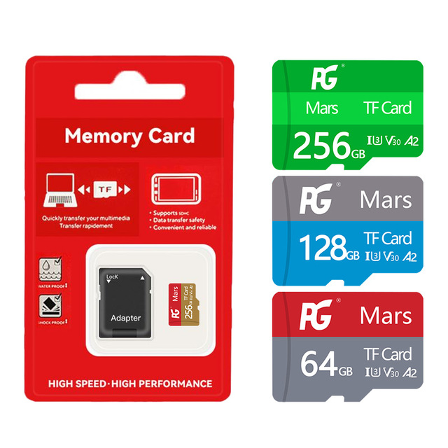 SD Card 16GB 32GB 64GB Drone Special Industrial TF Card 128GB U3 V30 for High-Speed Continuous Shooting 4K Video Memory Card 256