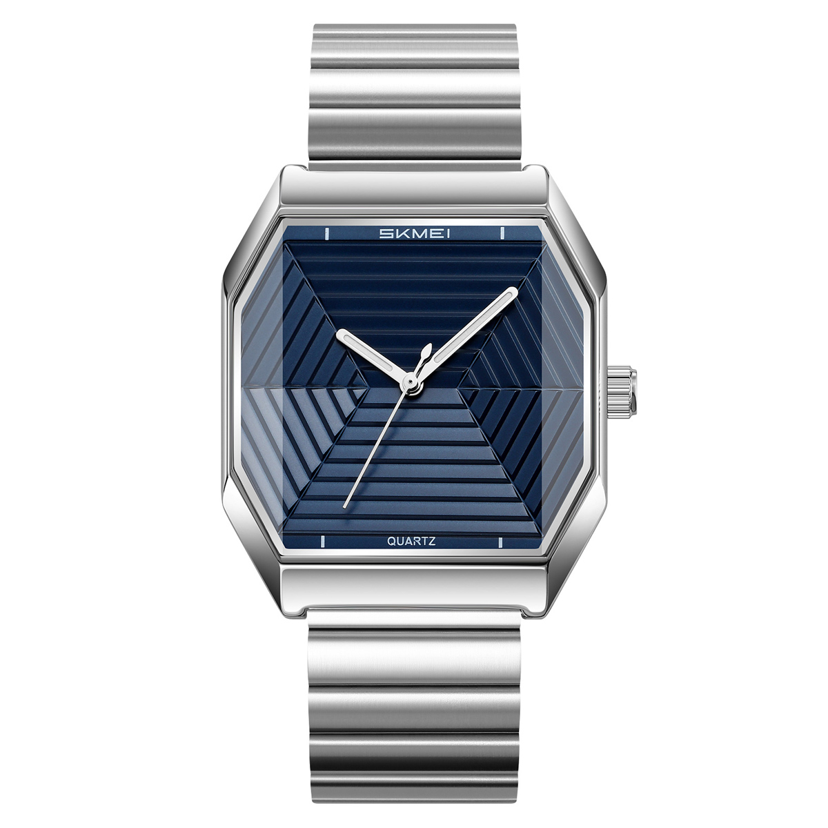 Plata/azul