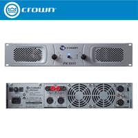 Amplificateur de puissance professionnel double canal CROWN PX1000 300W Stéréo 600W en pont, montable en rack, avec garantie de 3 ans pour système de sonorisation