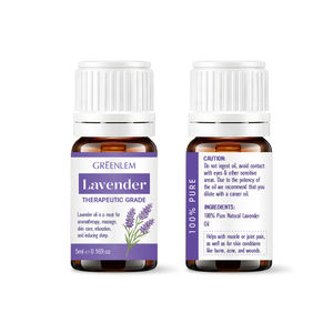 Huile essentielle de lavande pressée à froid, qualité thérapeutique, 100% pure et naturelle, hydratante, parfum frais, 5 ml pour le soin de la peau du corps - Product Image 6