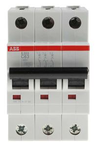 Disjoncteur miniature 2CDS253001R0634 S203-C63 pour contrôleurs PLC - Product Image 2