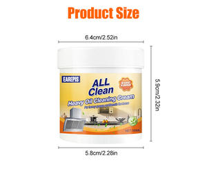 Ménage de haute qualité cuisine cuisinière Pot huile lourde nettoyage en profondeur élimination des taches <span class=keywords><strong>inodore</strong></span> multifonctionnel pâte de nettoyage - Product Image 4