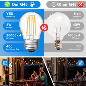 Lampadina E26/E27/C35 elettrica con sorgente di luce SMD per applicazioni da giardino espirante a LED <span class=keywords><strong>Edison</strong></span> ad alta efficienza energetica - Product Image 5