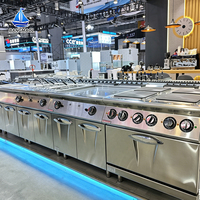 Grill électrique professionnel polyvalent pour comptoir, plaque moitié côtelée et moitié plate, double commande, Teppanyaki de table