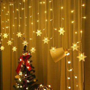Guirlande lumineuse LED en forme d'étoile de Noël, IP44, lumière chaude, décoration, vente flash - Product Image 2