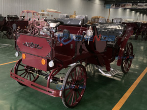 Nouveau modèle de calèche de loisirs élégante, calèche royale électrique, véhicule de tourisme vintage, calèche à chevaux en vente - Product Image 3