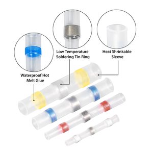 Konektor Kabel Terminal <span class=keywords><strong>Solder</strong></span> Tahan Air dengan Selongsong <span class=keywords><strong>Solder</strong></span> Susut Panas, Kit Konektor Terminal Listrik Berlapis Timah - Product Image 3