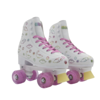 Patins à roulettes légers pour sports de plein air avec roulements Abec-7, design mignon avec strass et roues en PU