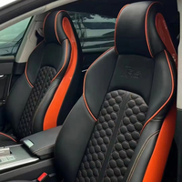 Vente en gros de nouveaux accessoires intérieurs en cuir de luxe personnalisés pour voitures électriques, sièges sport de course adaptés aux Audi Q3 Q5 Q7 A4