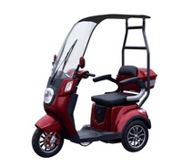 500W électrique tricycle à 3 roues cyclomoteur avec toit ouvert 60V scooter de mobilité toit ouvert 60V tricycles