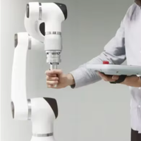 Robot Kolaboratif 6 Axis Picking and Placing Cobot Elfin5 dengan Gripper Onrobot, Jangkauan 800mm untuk Lini Perakitan