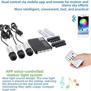 Juego de luces LED de cielo estrellado para coche, Control IP33 remoto inalámbrico, construcción de plástico ligero nominal, garantía de 2 años regulable - Product Image 5