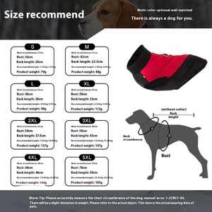 Abrigo OEM para perros, traje <span class=keywords><strong>de</strong></span> <span class=keywords><strong>nieve</strong></span> a prueba <span class=keywords><strong>de</strong></span> viento, chaqueta acolchada, trajes <span class=keywords><strong>de</strong></span> invierno para mascotas, chaleco <span class=keywords><strong>de</strong></span> lana grueso, ropa barata para perros, ropa para mascotas - Product Image 5