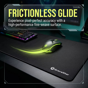 Le tapis de souris GravaStar convient aux jeux sur ordinateur de bureau, aux dortoirs, aux bureaux et au e-sport. - Product Image 4