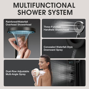 Système de douche complet personnalisé avec panneau de douche et jets corporels, une expérience de <span class=keywords><strong>spa</strong></span> complète à domicile - Product Image 3