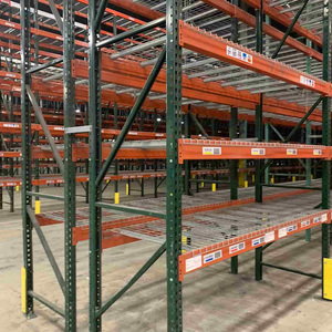 Il miglior prezzo a goccia Pallet Racking in acciaio metallo verde regolabile magazzino rack di stoccaggio di fabbrica impilamento scaffali - Product Image 2
