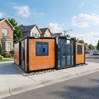 Casa Expandible de Dos Alas de 20 y 40 Pies, Personalizable en Color, Apariencia y Tamaño, Casa de 20 Pies con Cocina y Dormitorio