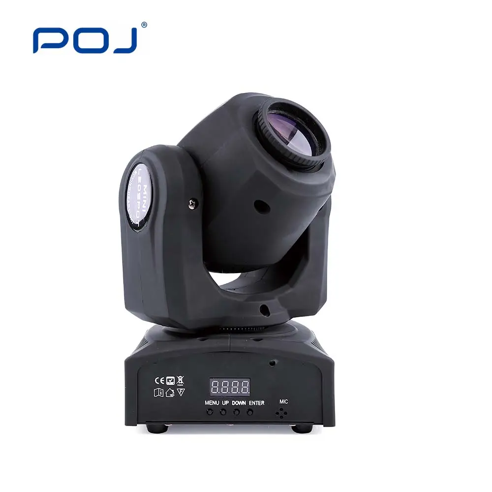 POJ OJ-010L Promotion Musical Stage Led Lighting 10W High Power Mini Moving Head Light