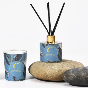 Set de Difusor de Aromas de Lujo para el Hogar con Velas Perfumadas en Frascos de Vidrio, Regalo con Aroma Fresco - Product Image 5