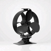Ventilateur de poêle à bois à 3 pales, alimenté par la chaleur, pour foyer intérieur, silencieux, rond, Ecofan