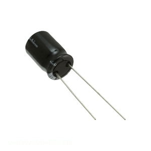 ตัวแทนจำหน่ายอย่างเป็นทางการ UHD1V151MPD1TD CAP ALUM 150UF 20% 35V RADIAL TH 150 uF ตัวเก็บประจุแบบ Through Hole - Product Image 1