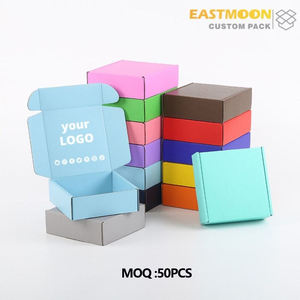 Boîtes d'expédition pliables personnalisées avec logo, faible MOQ, 6x4x2, mini boîtes en carton pour l'expédition de bijoux, accessoires, emballage postal - Product Image 6