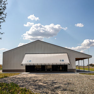 مبيعات المصنع مباشرة تصميم حديث المعادن الصلب الجاهزة الهيكل الصلب الطائرات الحظيرة - Product Image 2