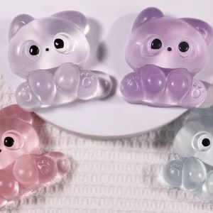 NEW Popular Transparent Animals Series Squishy Toy-Bouncy Jelly Texture Stress Relief Gift for Teens Adults Wholesale Toys - Product Image 1