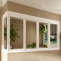 Ventanas Corredizas de PVC de Alta Calidad, Doble Acristalamiento, Aislamiento Térmico, Sistema Kommerling Glide