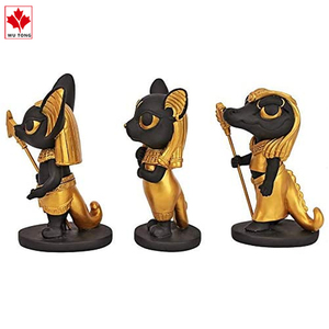 Statua dipinta a mano statuette in resina di divinità egizia personalizzate in fabbrica - Product Image 3