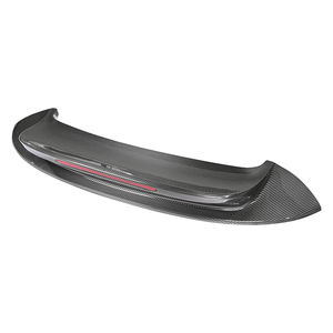 Pour 2019 + Porsche 911 992 Double aile Spoiler Kit de carrosserie modifié Style <span class=keywords><strong>SC</strong></span> en Fiber de carbone pare-chocs arrière Spoiler en queue de canard - Product Image 1
