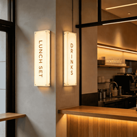 Enseigne publicitaire lumineuse extérieure étanche en acrylique avec logo personnalisé pour animalerie, boîte à lumière LED pour vitrine de magasin
