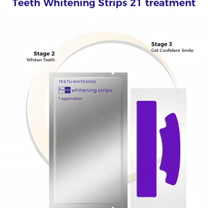 Bandes blanchissantes violettes sans peroxyde pour l'hygiène bucco-dentaire à la menthe, pour éclaircir votre <span class=keywords><strong>sourire</strong></span> - Product Image 3