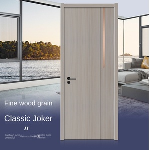 Vente directe d'usine porte en bois massif pour chambre à coucher porte intérieure design moderne noyau de porte de haute qualité porte intérieure en gros - Product Image 5