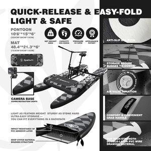 Bicicleta Acuática Inflable Spatium con Hélice, Bote de Pedales, Hidrobicicleta, Precios de Bicicletas Acuáticas Inflables en Venta - Product Image 3