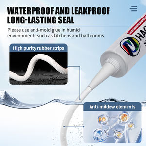 Sealant Akuarium Premium Cepat Kering Berbahan Asam Asetat HAOMEI 100% Silikon untuk Tangki Ikan, Panel Kaca, Pekerjaan Kayu, dan Pengemasan Grosir - Product Image 6