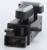 Interrupteur de réglage de siège 8 voies 12V/10A en nylon avec double bouton ergonomique, unité de commande de remplacement directe pour usage automobile, noir IP67