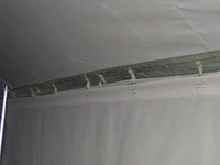 Tente militaire vert foncé 5x5M en toile Ripstop d'Afrique du Sud de haute qualité
