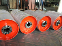Poulie de fin de convoyeur de qualité supérieure, longue durée de vie, garantie 1,5 an pour solutions de manutention de matériaux en vrac dans l'industrie minière du charbon