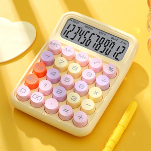 2024 heißer Verkauf Rechner Cartoon Candy <span class=keywords><strong>Color</strong></span> Silent Mechanical <span class=keywords><strong>Keyboard</strong></span> Desktop Rechner - Product Image 5