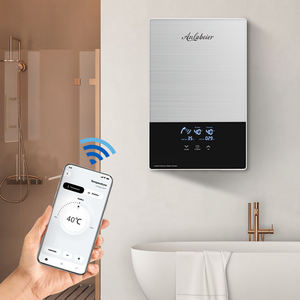 Chauffe-eau électrique instantané intelligent contrôlé par WiFi avec puissance réglable et élément chauffant en aluminium moulé pour économiser l'énergie - Product Image 6