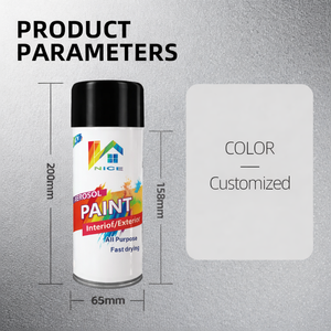 Pintura en <span class=keywords><strong>Aerosol</strong></span> Negra Metálica, Fabricación de Pintura Acrílica en <span class=keywords><strong>Aerosol</strong></span> con Textura de Piedra Dorada, Precio al por Mayor - Product Image 1