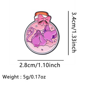 Ingrosso: Set di 9 spille da bavero in metallo con personaggi Eevee <span class=keywords><strong>Family</strong></span>, simpatici elfi e animali domestici, in smalto morbido, stile cartone animato - Product Image 4