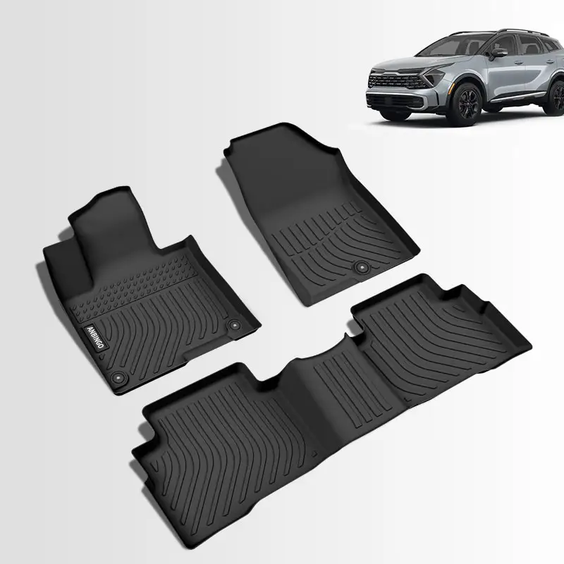 Tapis de sol de voiture TPE 3D écologique, doublure de voiture pour Ford Ecosport Fiesta Focus Fusion Maverick, accessoires d'intérieur de voiture