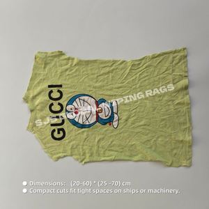 Trapos de Limpieza Industriales Reutilizables y Ecológicos, Trapos de Camiseta Reciclados de Colores Variados, Trapos de Algodón para Limpiar, 25 kg - Product Image 3