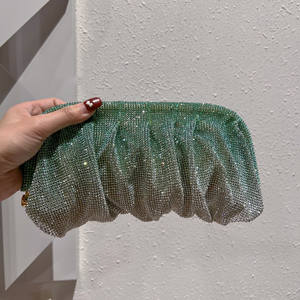 <span class=keywords><strong>Borsa</strong></span> moda moda Color caramella di grandi dimensioni in tessuto nuvola da donna a forma di gnocco pochette in <span class=keywords><strong>corallo</strong></span> nuove borse da donna - Product Image 3