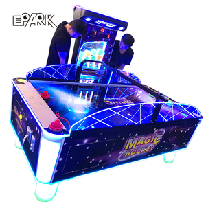Table de hockey sur air à pièces de monnaie de style classique avec compteur de score électronique automatique pour les enfants de 6 ans et plus, machine de jeu d'arcade classique - Product Image 4